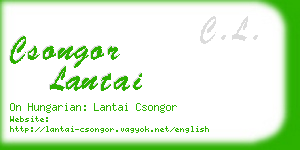 csongor lantai business card